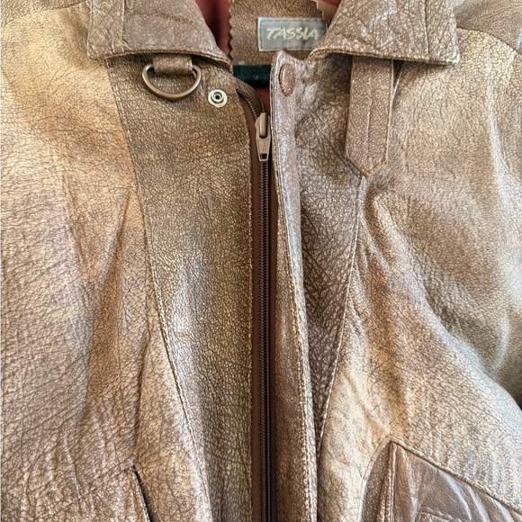 Vintage Brown Bomber Jacket - Picture 3 of 10